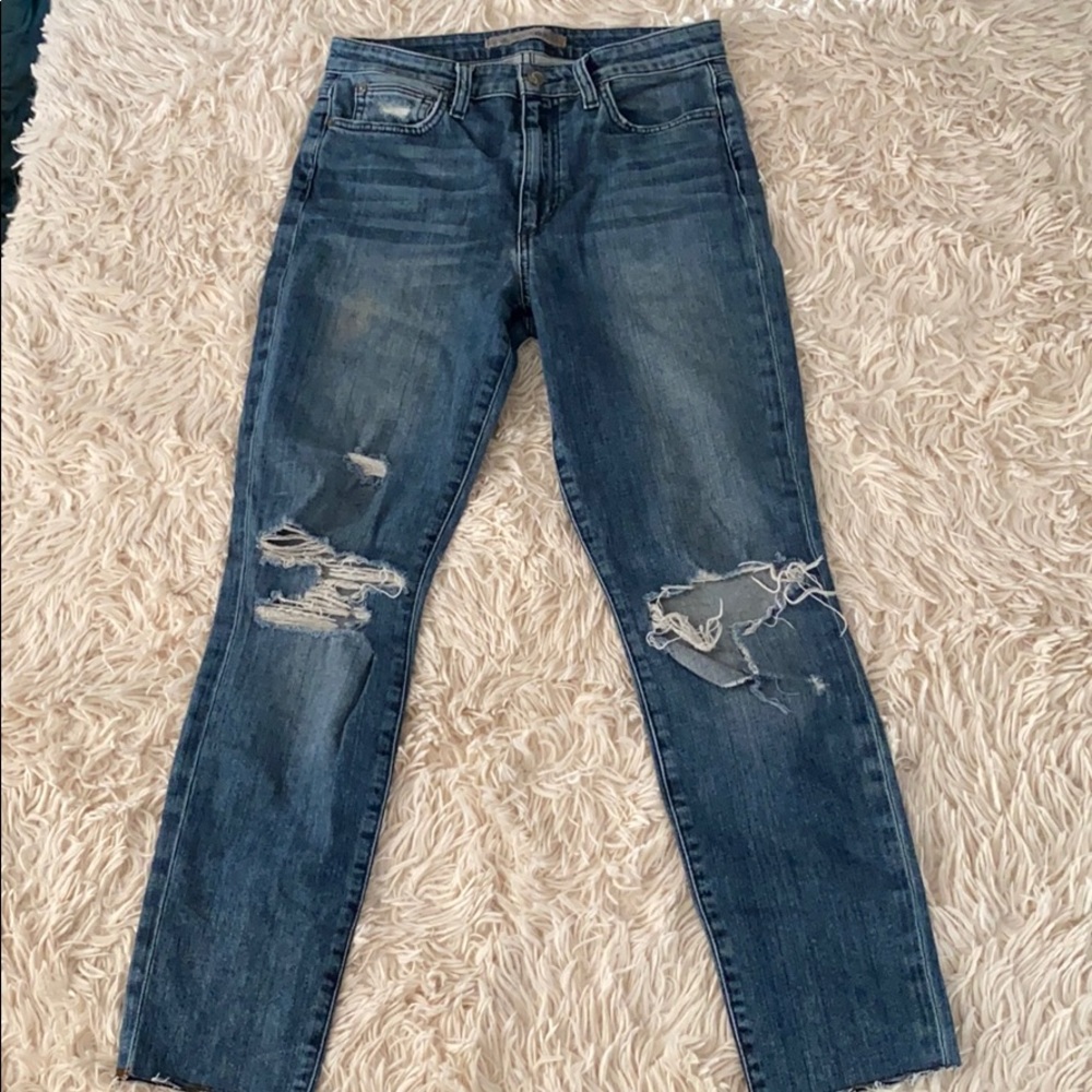 Joe’s skinny jeans ripped
